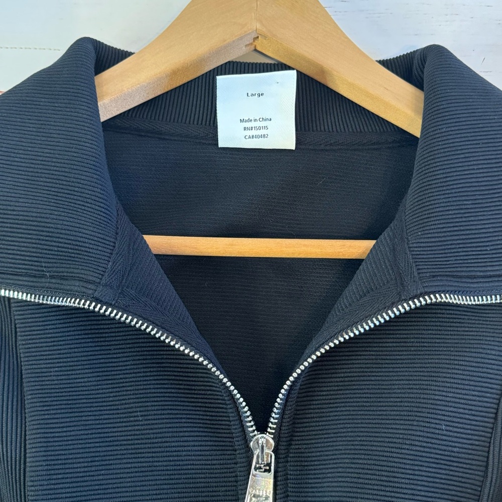 Varley Ramona Half Zip Sweater Black Athleisure Large - Picture 9 of 10